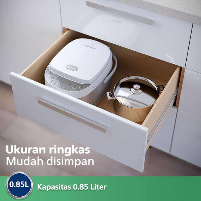 Philips Rice Cooker Mini 3000 Series 0,85 L - HD3170/33 | HD 3170 33